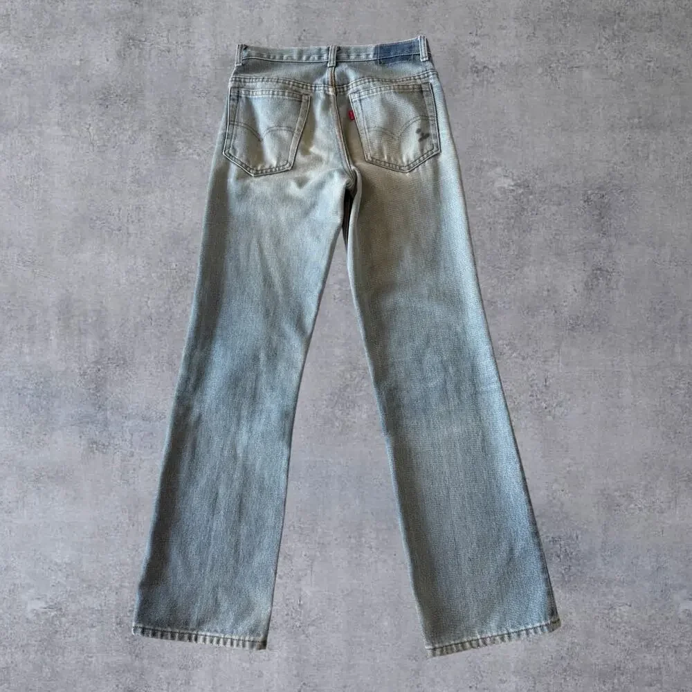 VTG 70s 80s Levis 517 Bootcut Jeans Light Wash USA Made 29x29 Perfect Fade